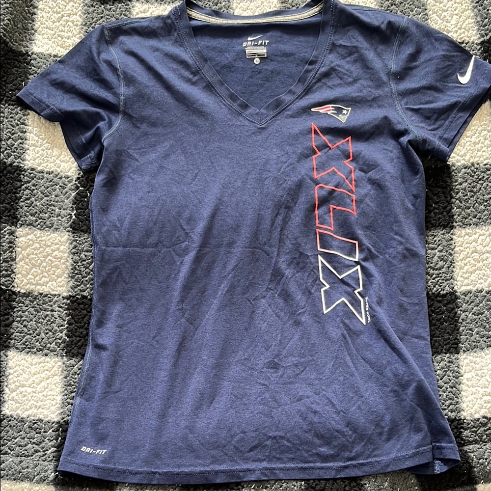 Nike Women's Blue Sports Top